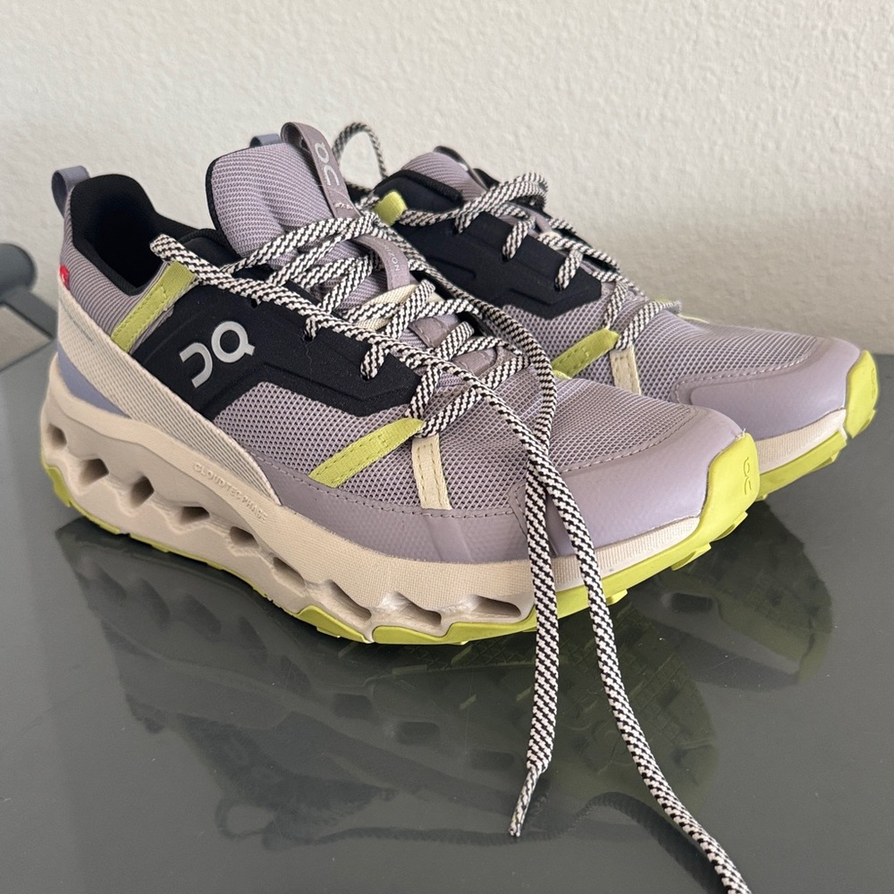 On Running Sneakers in Gray and Lime